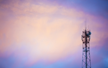 Vantage Towers Pink Sky