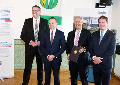 First subsidised mobile phone mast in Rhineland-Palatinate comes to Lind